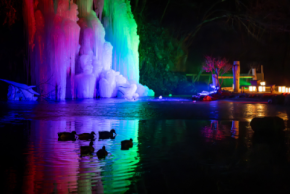「光の氷柱と寒の灯籠2026」～Frozen Light Wall～2026年1月8日～3月15日開催　長野県小諸市