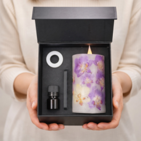 Nama Candleが2/19に胡蝶蘭LEDアロマキャンドルを発売！胡蝶蘭の美しさと香りを贈る 火を使わないキャンドル