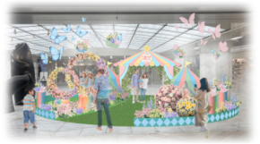 なんばウォークが春一色に染まる！春の装飾「FLOWER WONDERLAND!」を3月11日(水)から開催