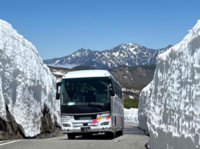 乗鞍岳春山バスの運行区間を延伸　標高2,600m、残雪の残る大雪渓まで運行
