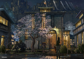 人気アニメで美術設定を手がけた背景デザイナー・金平和茂 新作版画発表展を開催