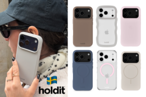スウェーデン発「holdit」、 「iPhone 18 Pro」「iPhone 18 Pro Max」対応ケースを発売　 シリコンケースや「Wavyケース」など4シリーズを展開