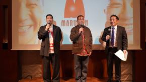 新入社員52名の門出を祝福!マルハン東日本入社式にチョコプラがサプライズ出演