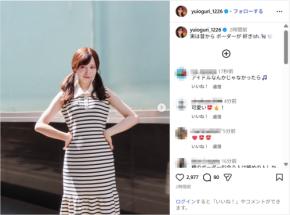 AKB48小栗有以、色白肌が映えるノースリワンピ姿公開!「可愛すぎる」「酷暑も吹き飛ぶ爽やかさ」