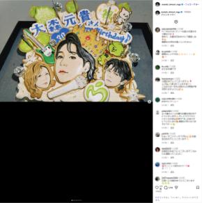 Mrs. GREEN APPLE・大森元貴、誕生日を報告!豪華なバースデーケーキを披露