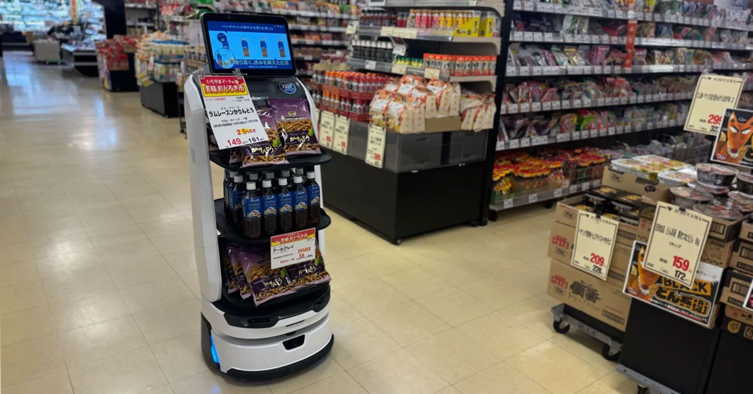 店内を巡行しながら商品をオススメするLanky Porter Pro